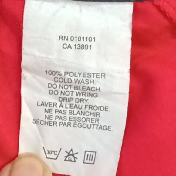 Running Room Fit-Wear Reflective Stripe Red Unisex Jacket Medium - Picture 7 of 9